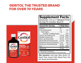 Geritol Liquid Energy B-Vitamines avec fruits et légumes