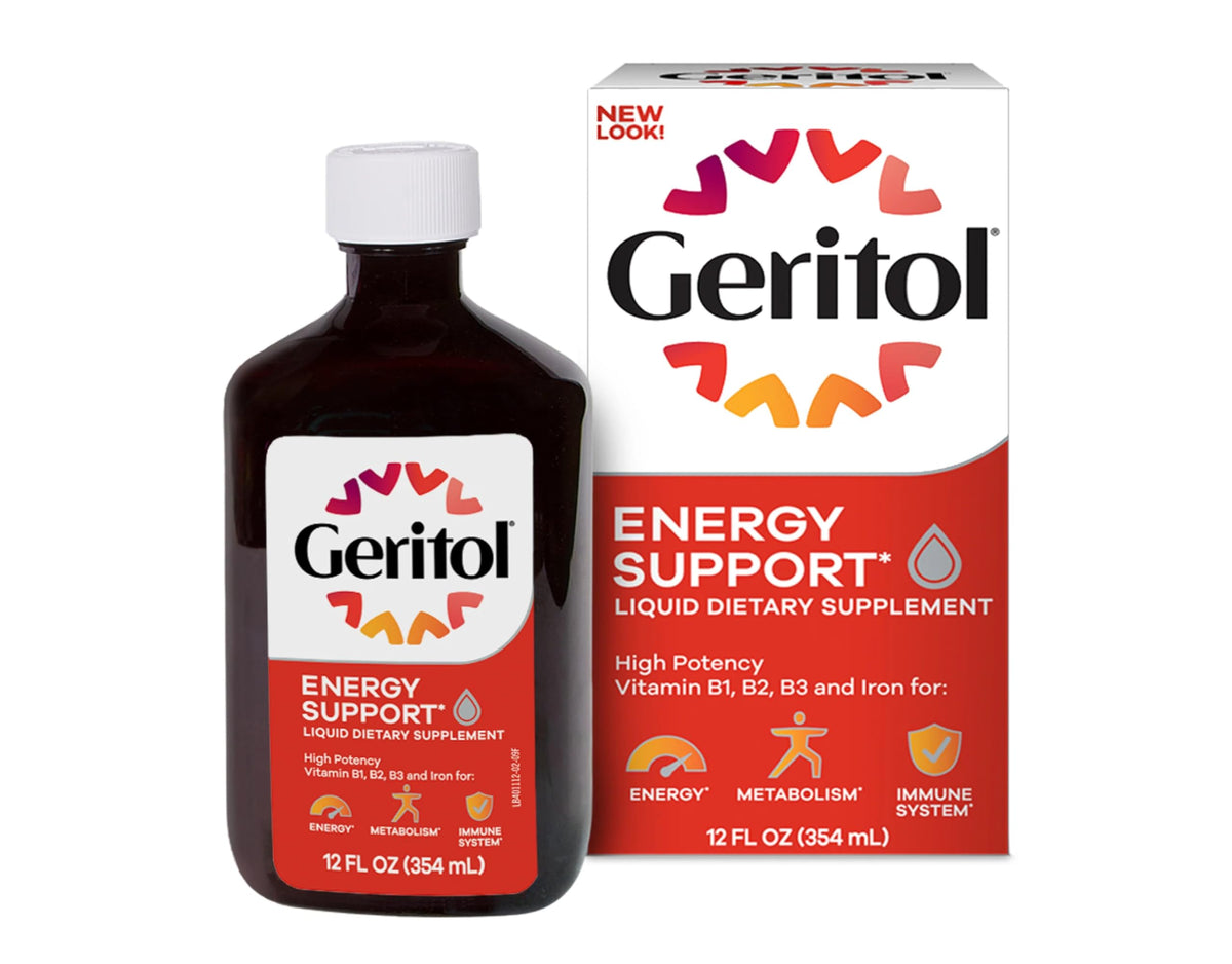 Geritol Liquid Energy B-Vitamines en usage quotidien