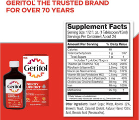 Geritol liquide B-vitamines prêt à être servi