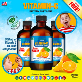 Germa Vitamine C Liquide 500mg 118ml avec cuillère doseuse
