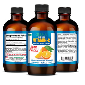 Germa Vitamine C Liquide 500mg 118ml vue avant