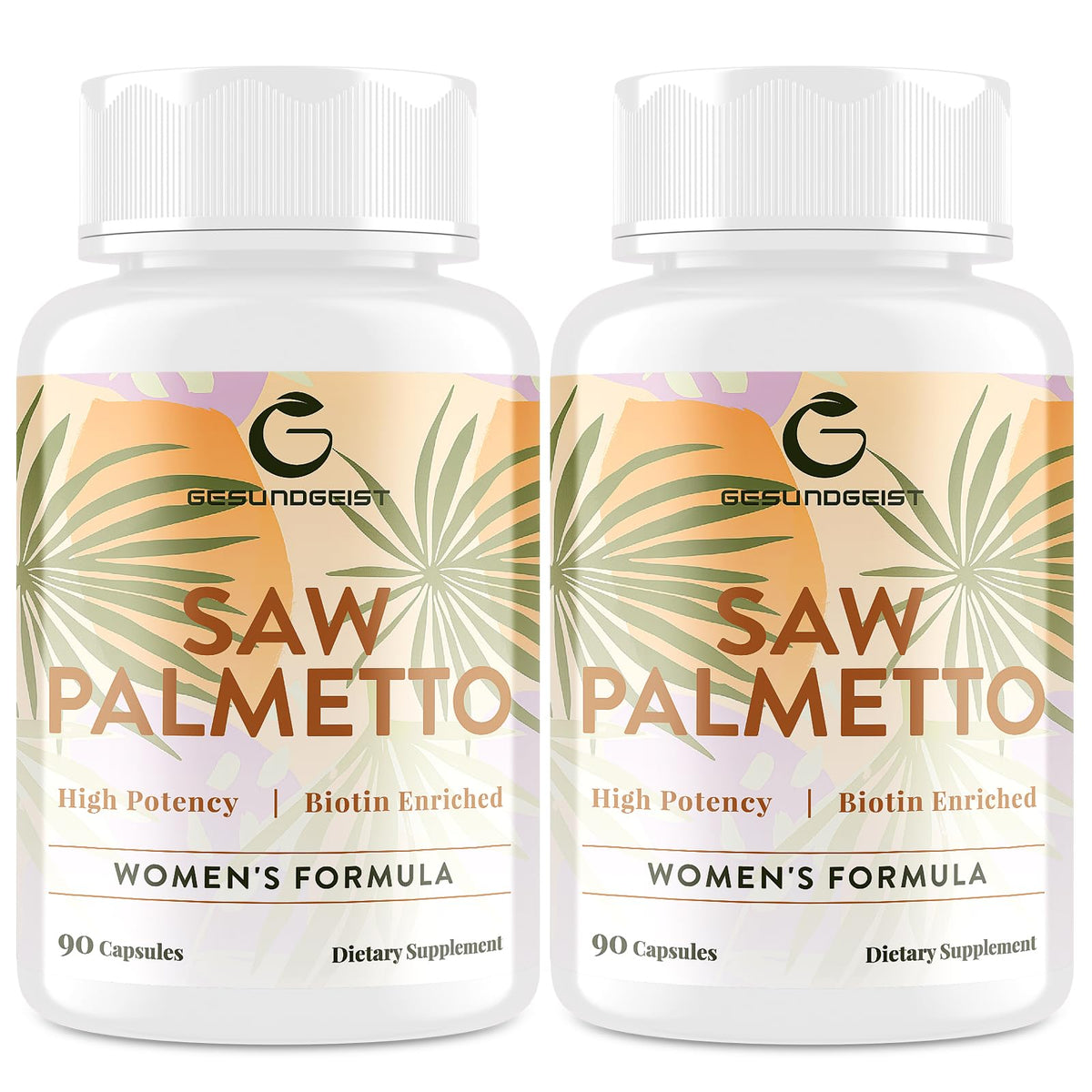 Gesundgeist Saw Palmetto Femme 180 capsules vue avant