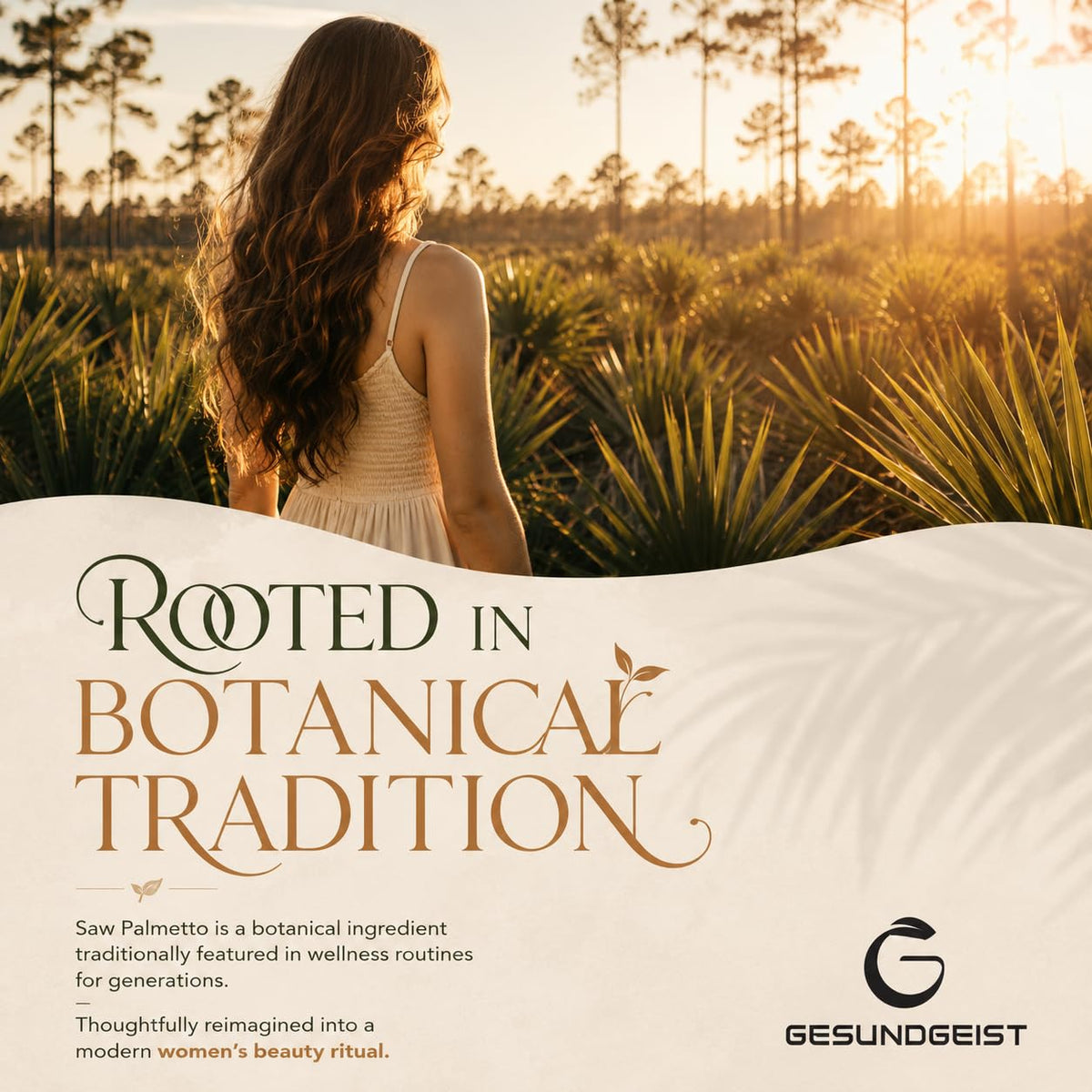 Gesundgeist Saw Palmetto Femme emballage et informations