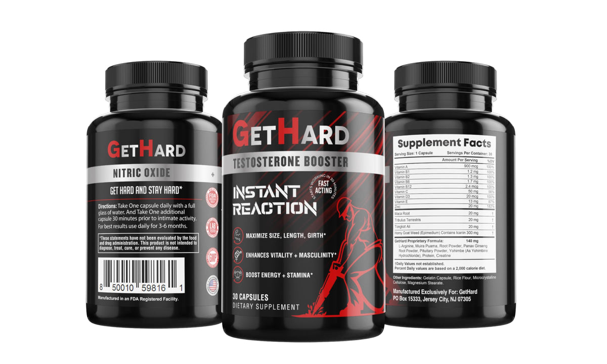 GETHARD Multivitamines masculines 50g capsules