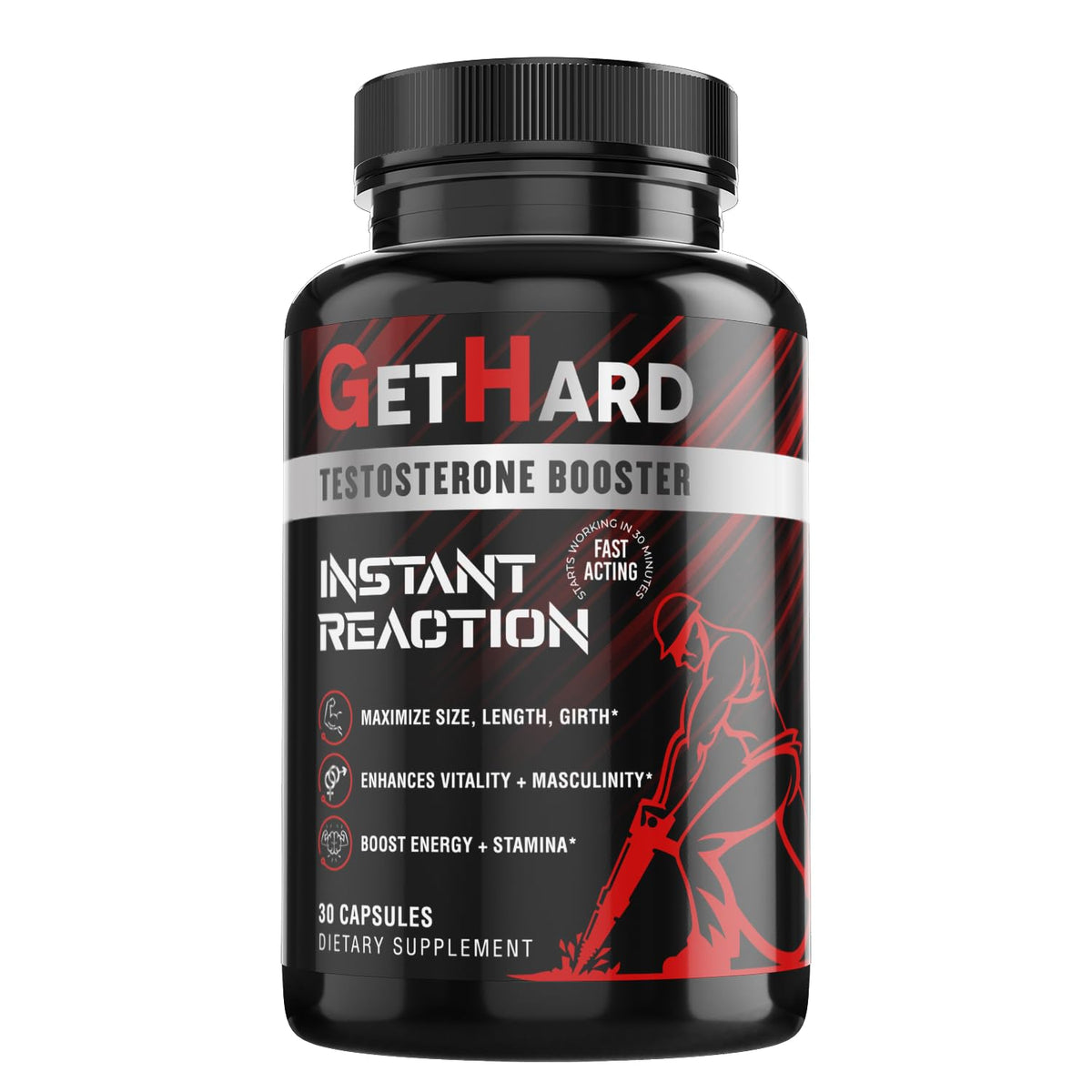 GETHARD Multivitamines masculines 50g vue de face