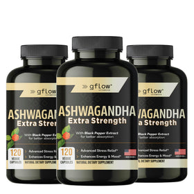 gflow vitamins Ashwagandha 300 mg bouteille vue avant