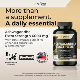gflow vitamins Ashwagandha 300 mg capsules dans l'emballage