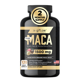 gflow vitamins Maca Bio 120 gélules vegan, emballage avant