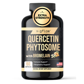 gflow vitamins Quercetin Phytosome 95% avec Bromélaïne 50g - vue de l'emballage