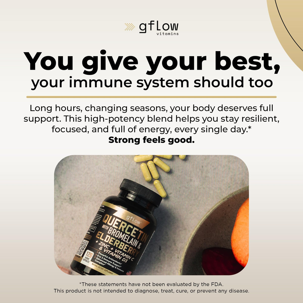 gflow vitamins Quercétine emballage
