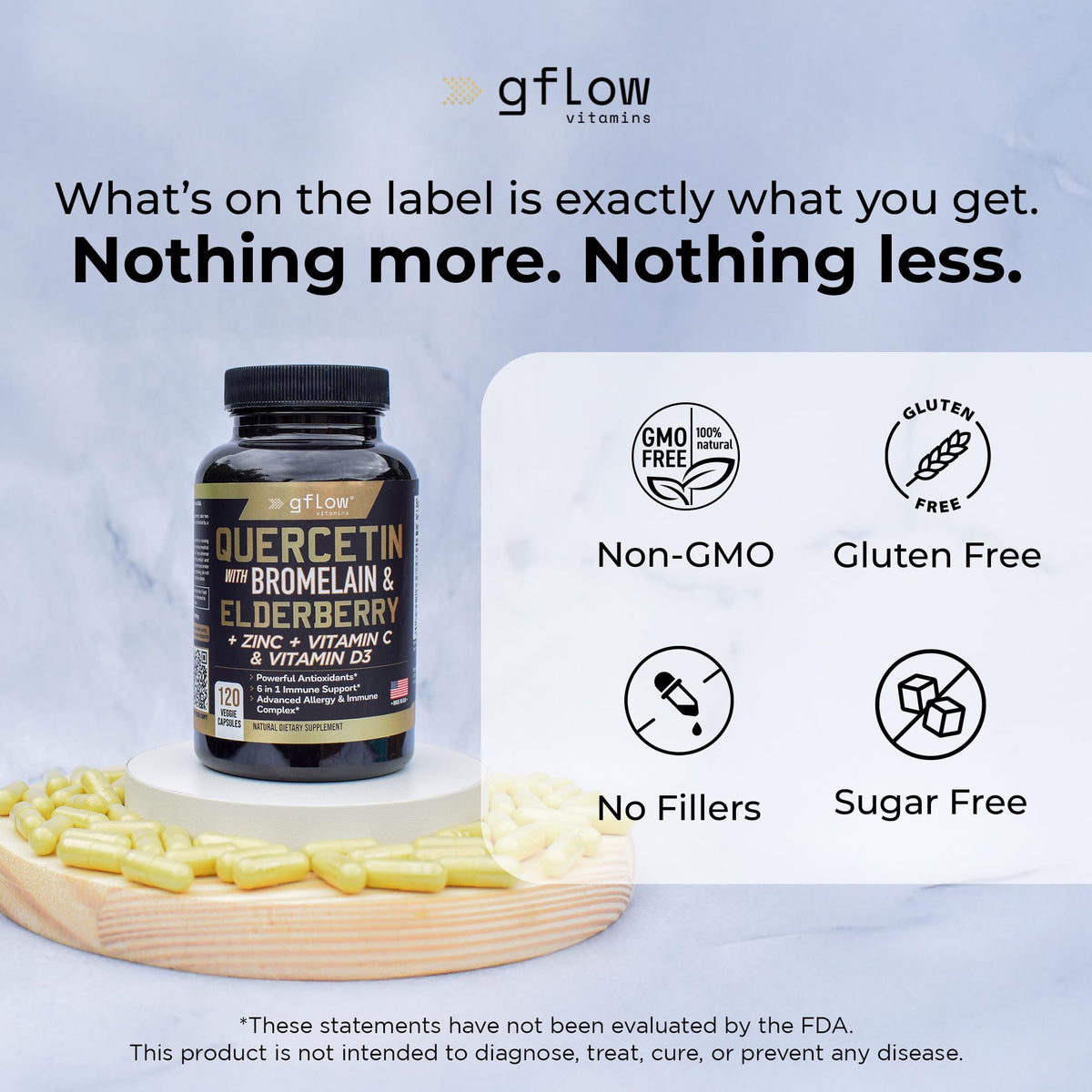 gflow vitamins Quercétine prise quotidienne