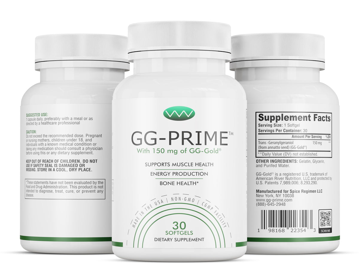 GG- Complément Geranylgeraniol 150mg étiquette arrière