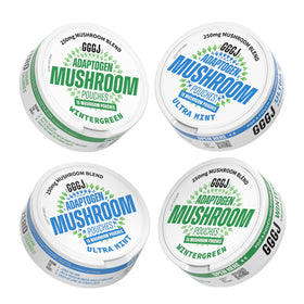 GGGJ Poches de Champignons Adaptogènes vue avant avec emballage