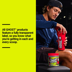 GHOST BCAA Poudre Fraise Pastèque en mode lifestyle