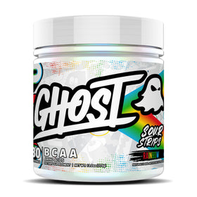 GHOST BCAA Sour Strips 472g vue de face avec étiquette