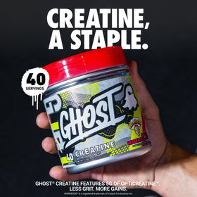 GHOST Créatine Monohydrate 5G, vue de face avec étiquette détaillée