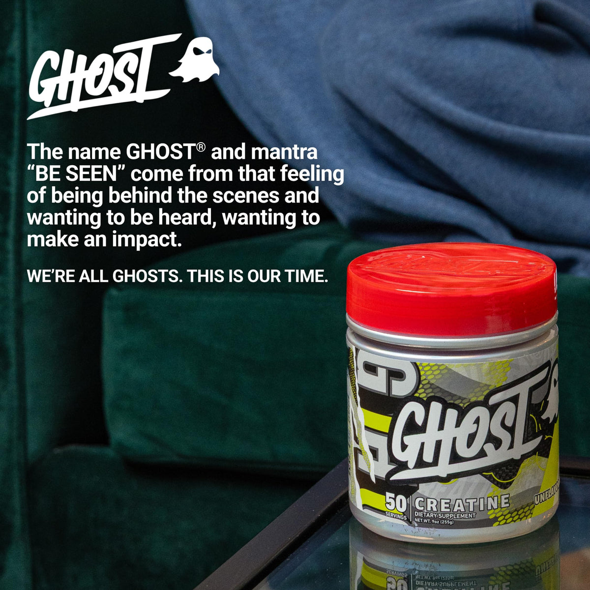 GHOST Creatine Monohydrate Poudre 5G OptiCreatine utilisation quotidienne