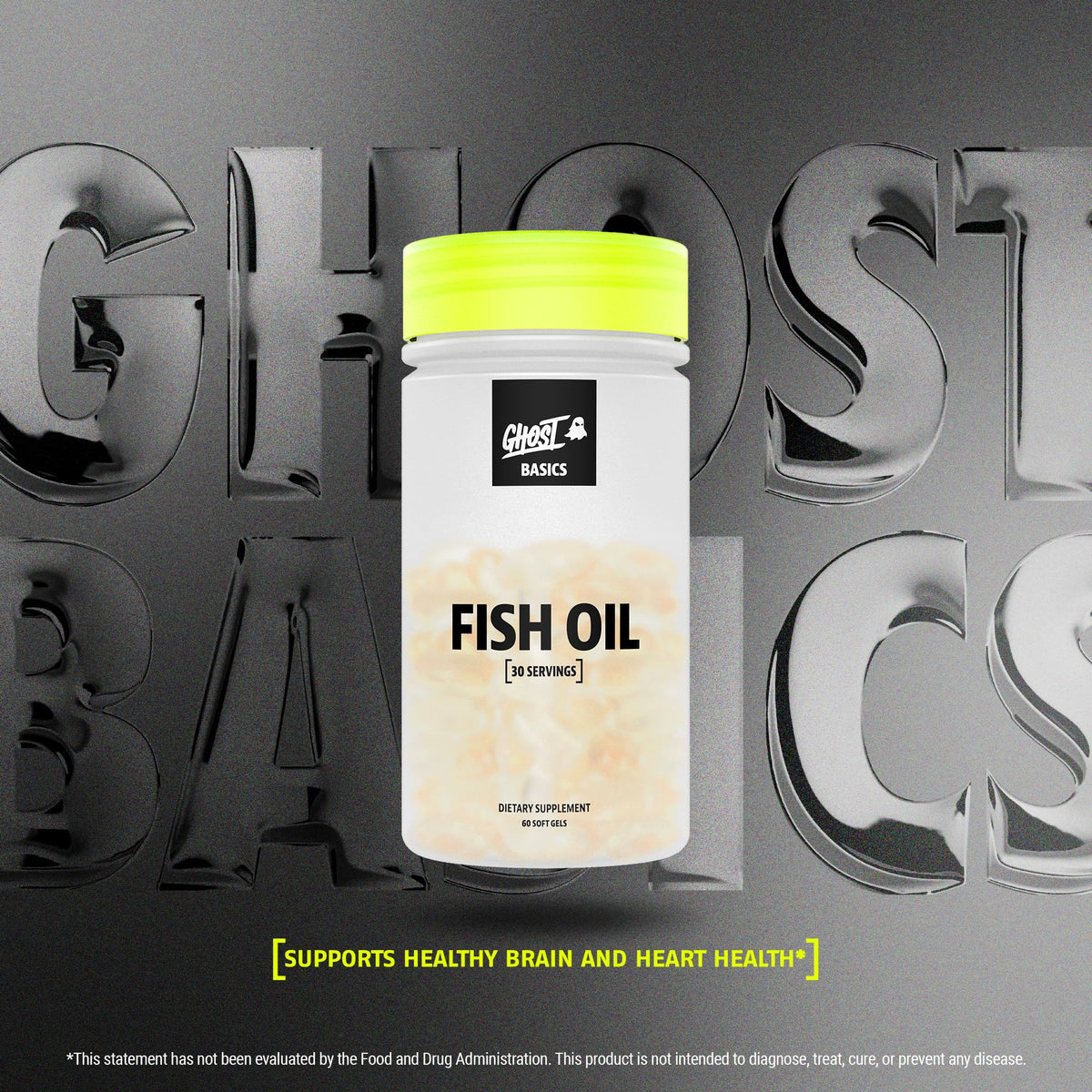 GHOST Huile de Poisson 3000MG gélules à l'intérieur