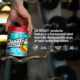GHOST Poudre Intra-Workout Citron Lime avec une cuillère doseuse