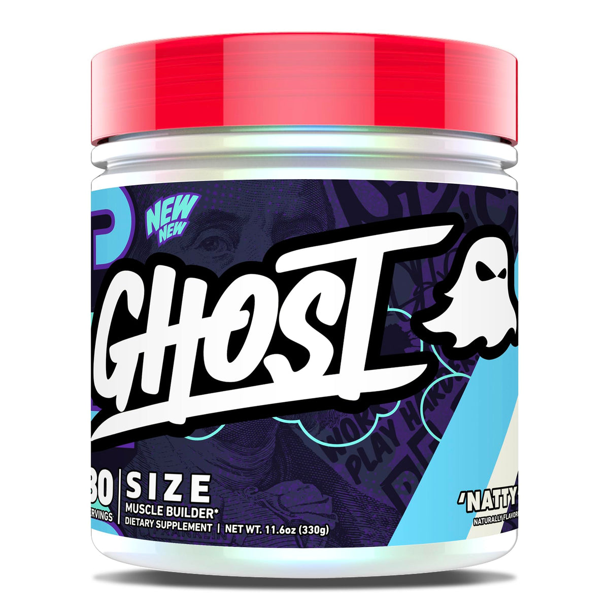 GHOST Size Complément Alimentaire Musculaire 440g vue de face