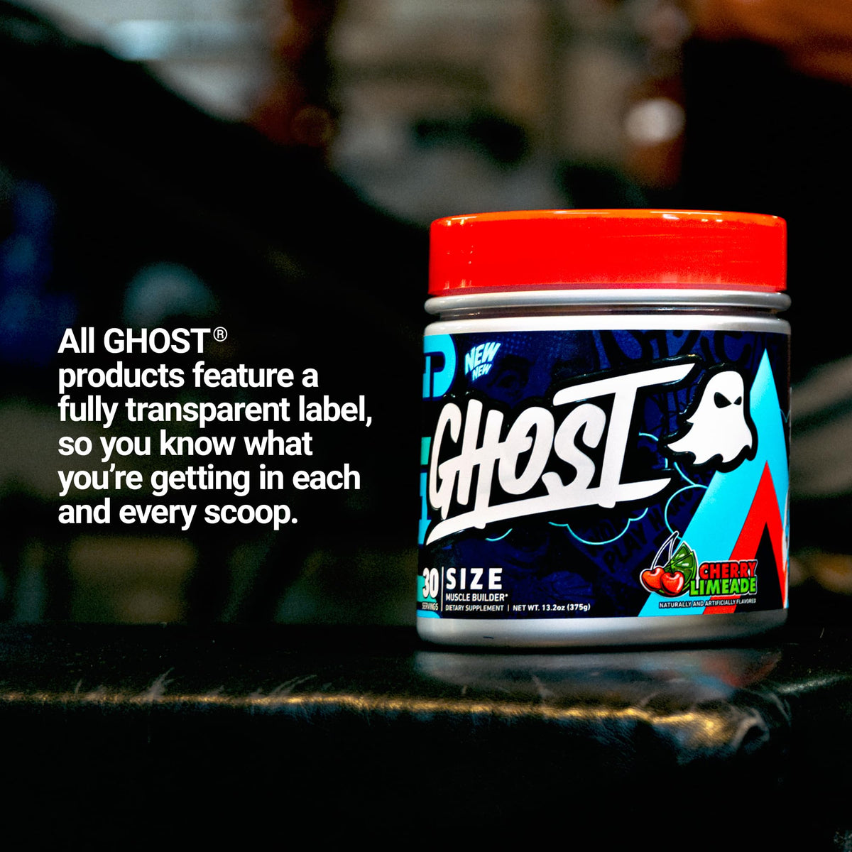 GHOST Size complément alimentaire sans gluten et sans sucre