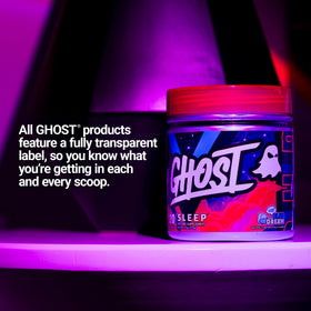 GHOST Sleep Powder Blue Dream 372g vue de dos