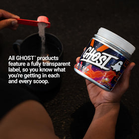 GHOST Sommeil Poudre 358g ouverte avec poudre visible