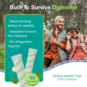 GHT Global Health Trax SevenLac Poudre Probiotique présentation des sachets