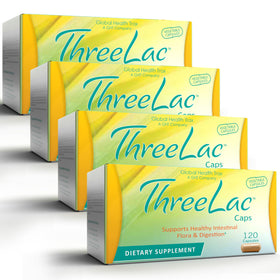 GHT Global Health Trax ThreeLac Probiotic Capsules 480 unités front view