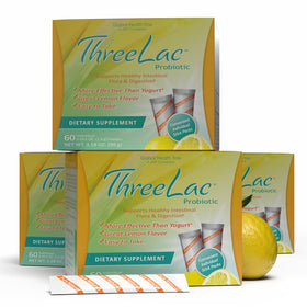 GHT ThreeLac Boisson Probiotique sachets au citron vue de face