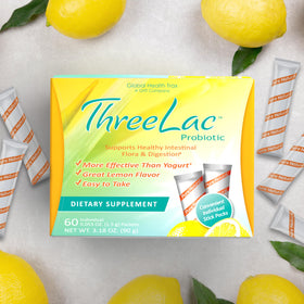 GHT ThreeLac Boisson Probiotique sachets citron avec fruits