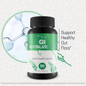 GI Revitalize Pro, flacon sur une table en bois