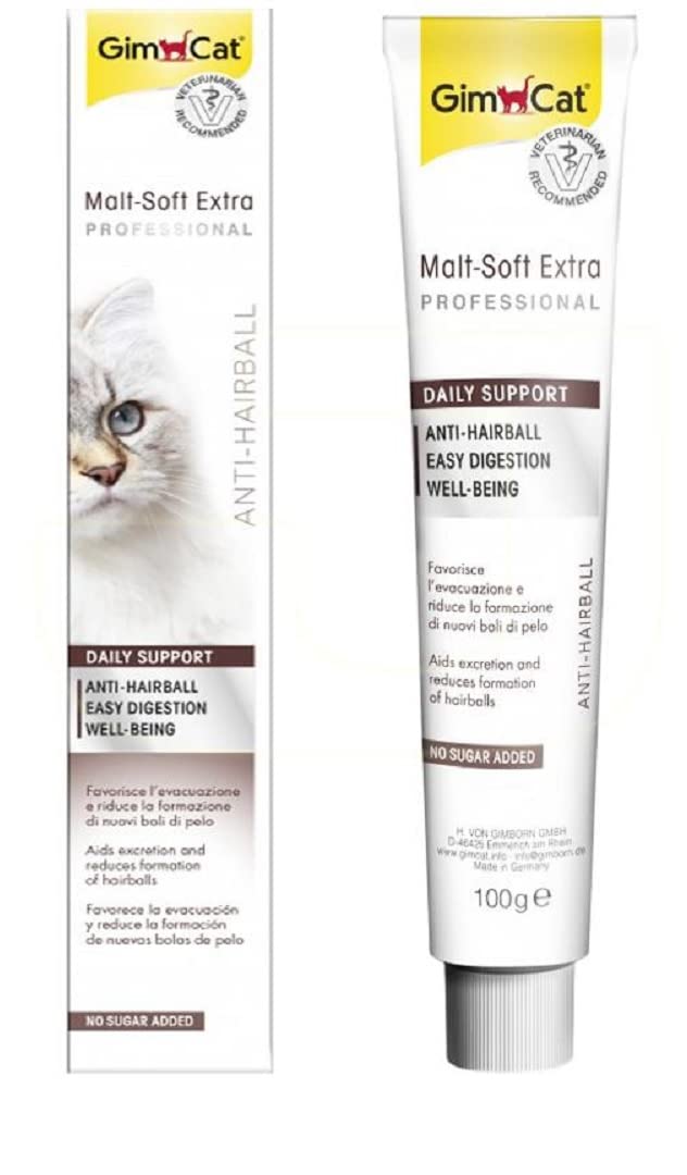 GimCat Pâte Souple Malt Extra 100 g tube vue de face