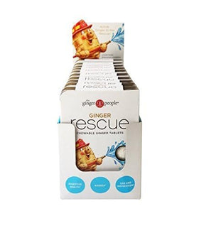 Ginger Rescue® comprimés à mâcher de The Ginger People, présentation des tablettes