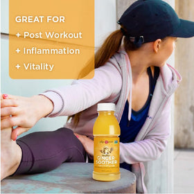 Ginger Soother Turmeric Gingerade avec des ingrédients naturels comme le gingembre et le curcuma