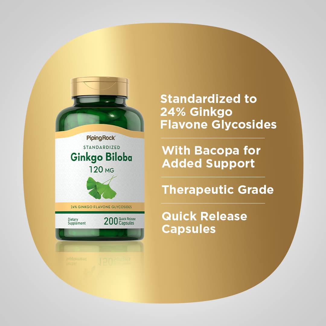 Ginkgo Biloba Piping Rock avec Bacopa en complément