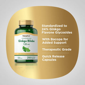 Ginkgo Biloba Piping Rock avec Bacopa en complément