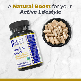 Ginseng Américain Capsules 900 mg - contenu de la boîte