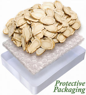 Ginseng américain Zen Ginseng posé sur une table en bois