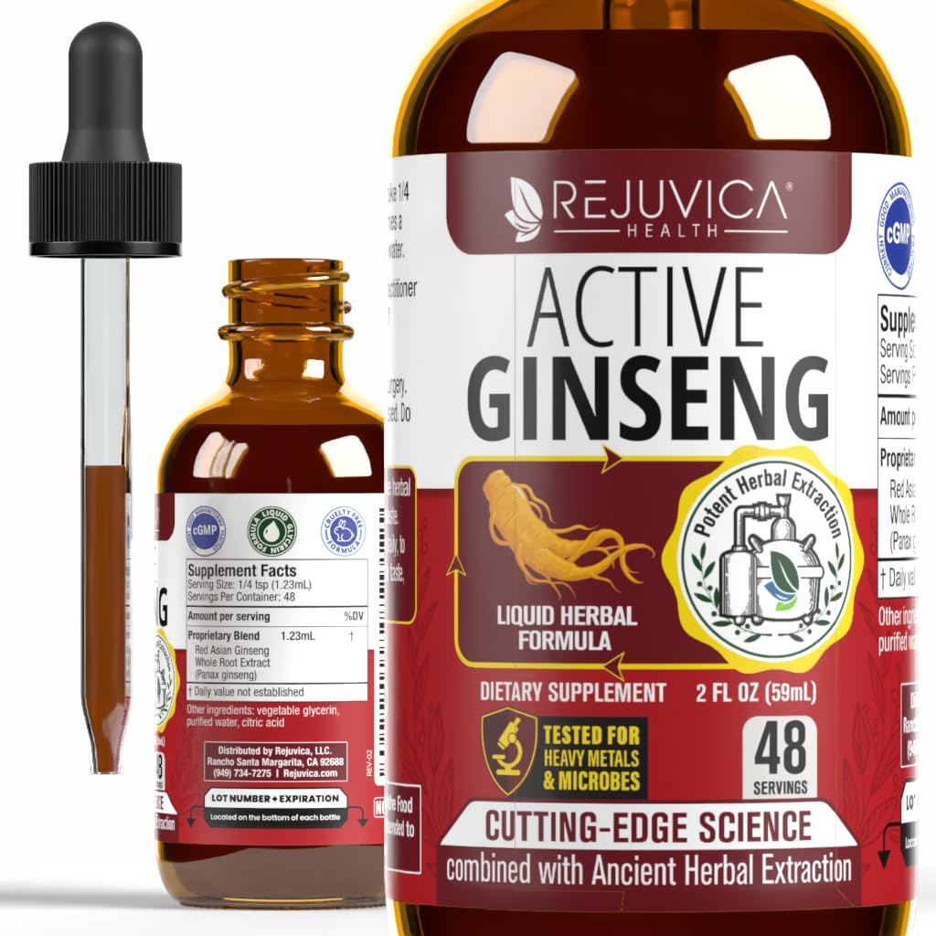 Ginseng Coréen Panax Rejuvica Health flacon avant