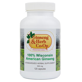 GINSENG & HERB CO-OP capsules de ginseng avec des herbes