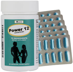 GLADTON Power 12 complément alimentaire 1000 mg, vue avant de l'emballage