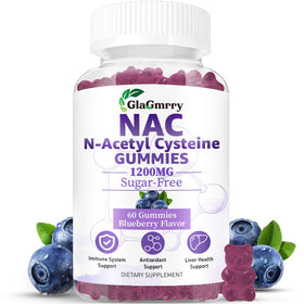 GlaGmrry bonbons NAC sans sucre 1200mg vue de face