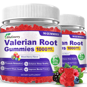 GlaGmrry gummies à la racine de valériane pot de 180 unités