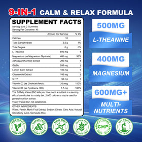 GlaGmrry Gummies L-Theanine, texture des gummies