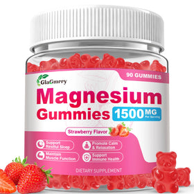 GlaGmrry Gummies Magnésium 90 unités pot vue de face