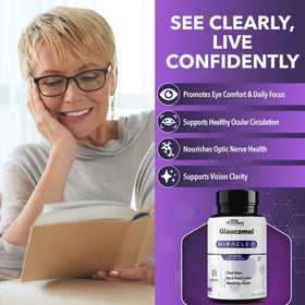 Glaucomol Miracle côté de l'emballage avec informations nutritionnelles