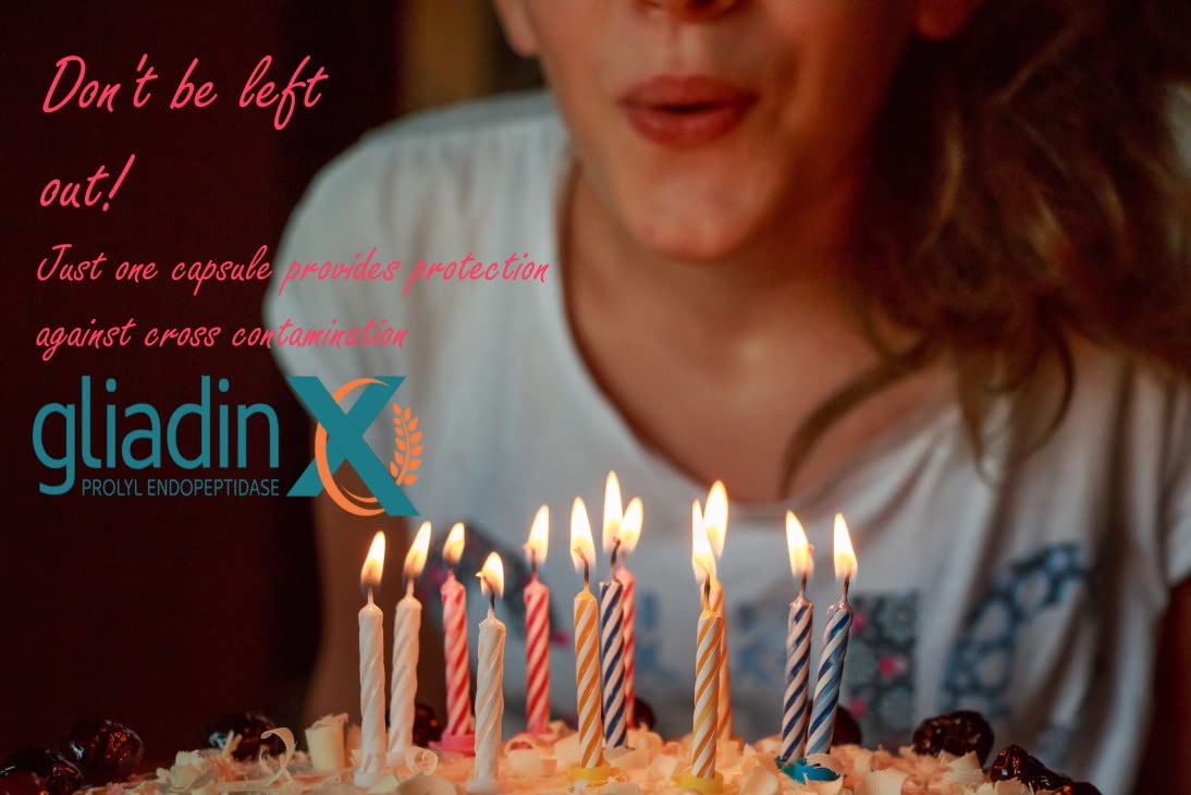 GliadinX complément alimentaire, étiquette avec ingrédients