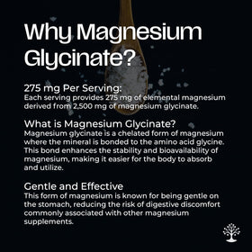 Glicinate de Magnésium Socotra Health avec étiquette