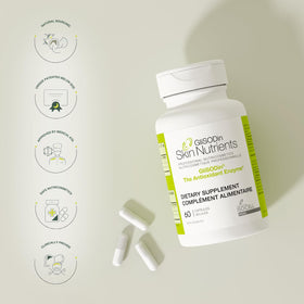 GliSODin Antioxidant Enzyme sur une table en bois